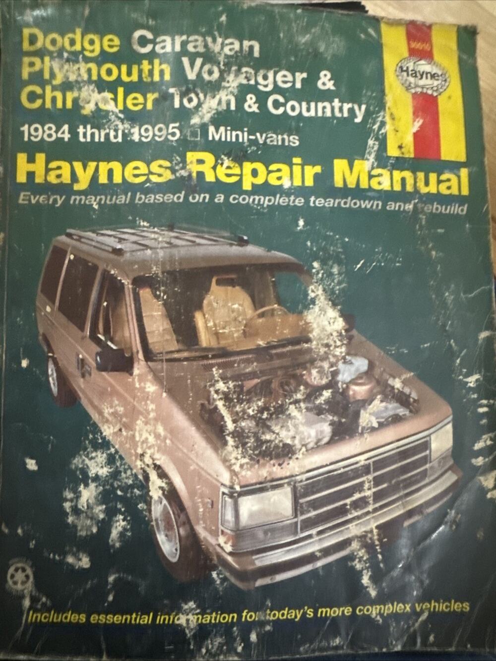 HAYNES 30010 Repair MANUAL 1984-1995 Dodge Caravan Plymouth Voyager Chrysler